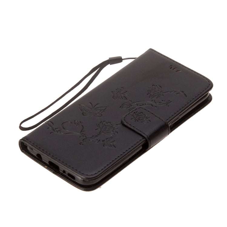For Galaxy Note 8 Lotus Butterfly Pattern Horizontal Flip Leather Case with Holder & Card Slots & Wallet & Lanyard