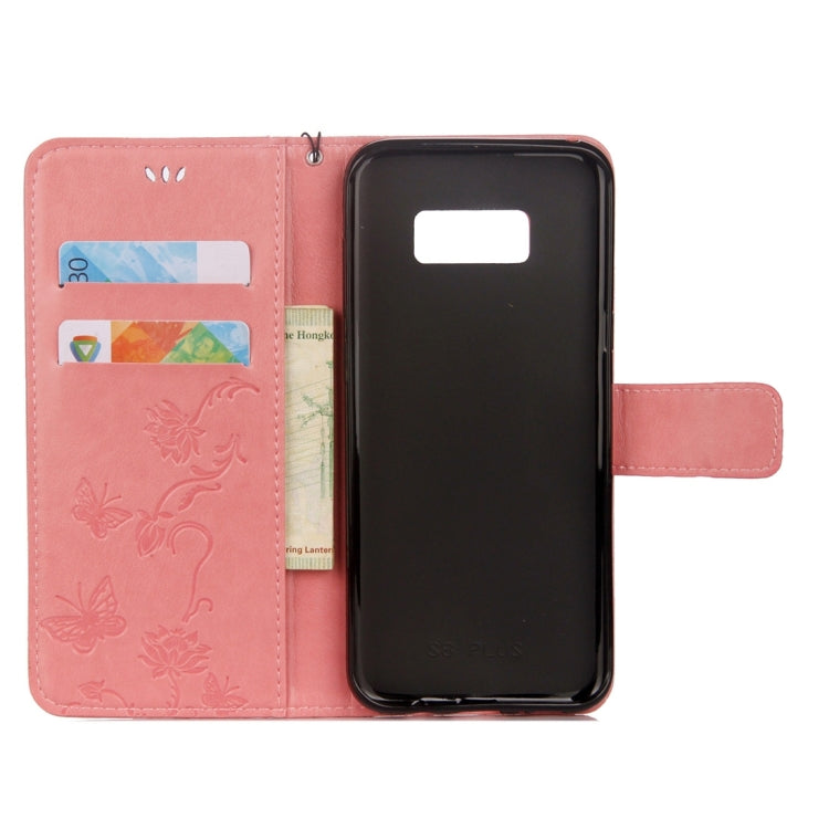 For Galaxy Note 8 Lotus Butterfly Pattern Horizontal Flip Leather Case with Holder & Card Slots & Wallet & Lanyard