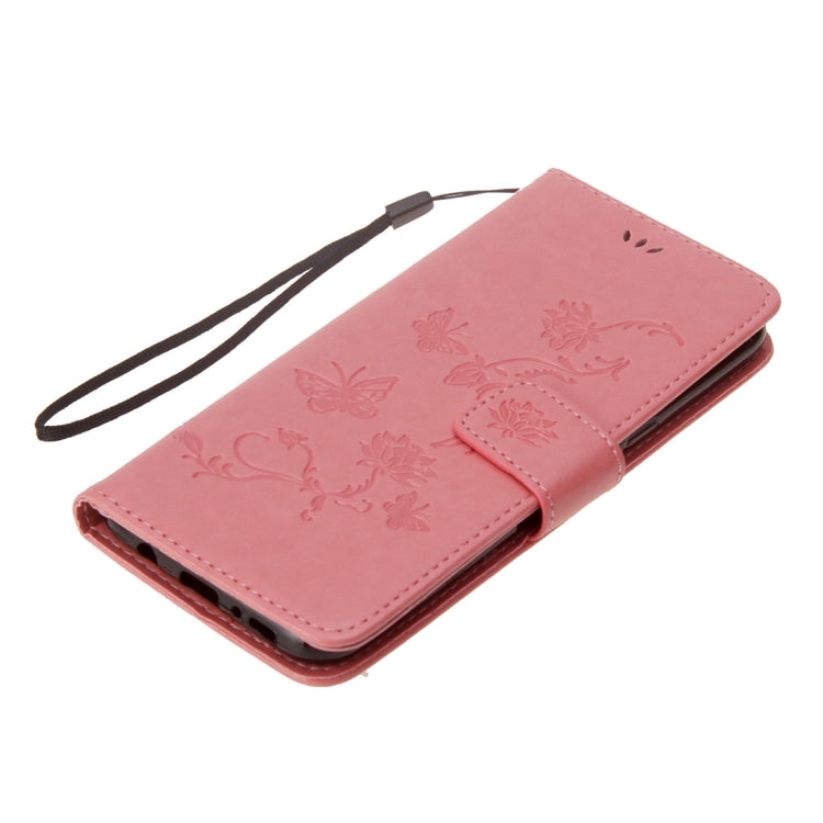 For Galaxy Note 8 Lotus Butterfly Pattern Horizontal Flip Leather Case with Holder & Card Slots & Wallet & Lanyard