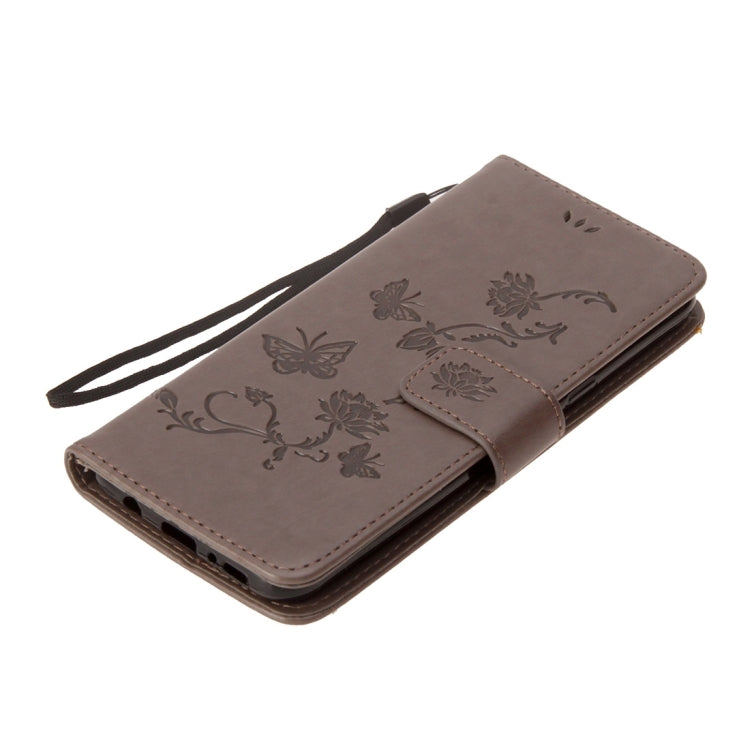 For Galaxy Note 8 Lotus Butterfly Pattern Horizontal Flip Leather Case with Holder & Card Slots & Wallet & Lanyard