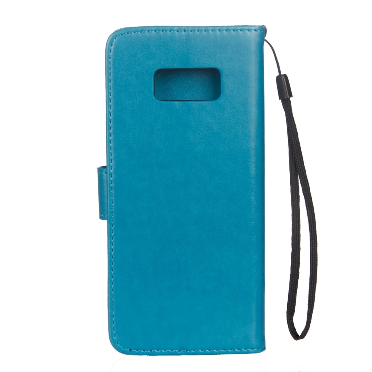 For Galaxy Note 8 Lotus Butterfly Pattern Horizontal Flip Leather Case with Holder & Card Slots & Wallet & Lanyard