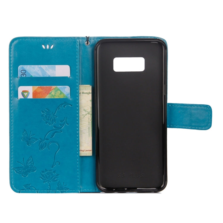 For Galaxy Note 8 Lotus Butterfly Pattern Horizontal Flip Leather Case with Holder & Card Slots & Wallet & Lanyard