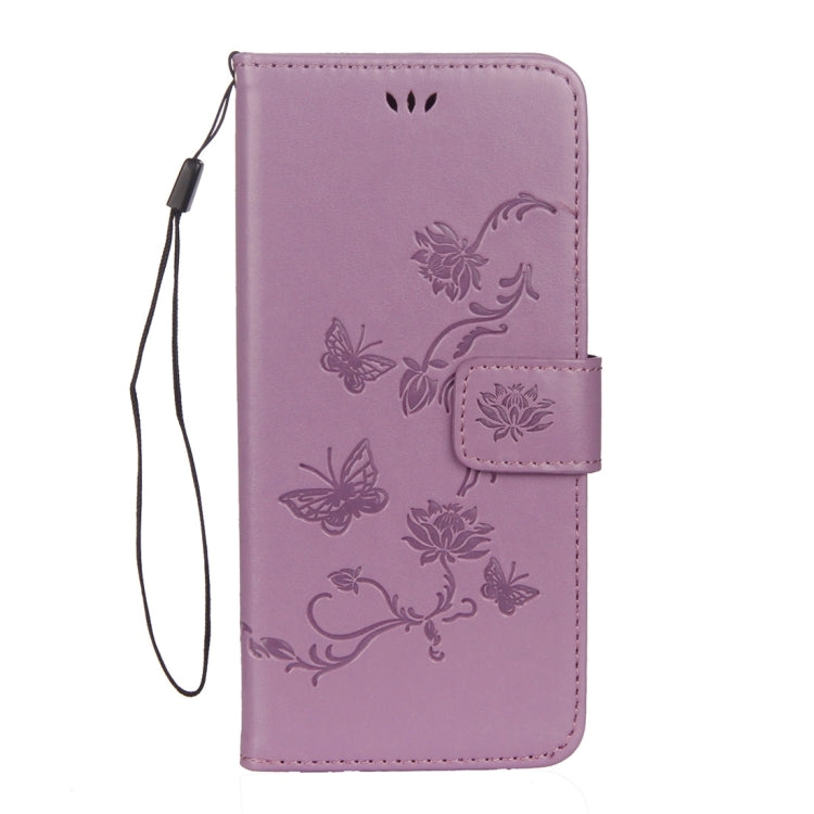 For Galaxy Note 8 Lotus Butterfly Pattern Horizontal Flip Leather Case with Holder & Card Slots & Wallet & Lanyard