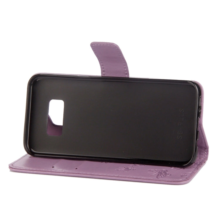 For Galaxy Note 8 Lotus Butterfly Pattern Horizontal Flip Leather Case with Holder & Card Slots & Wallet & Lanyard