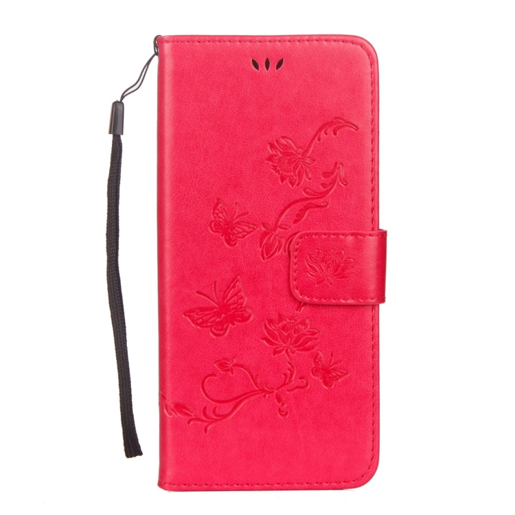 For Galaxy Note 8 Lotus Butterfly Pattern Horizontal Flip Leather Case with Holder & Card Slots & Wallet & Lanyard