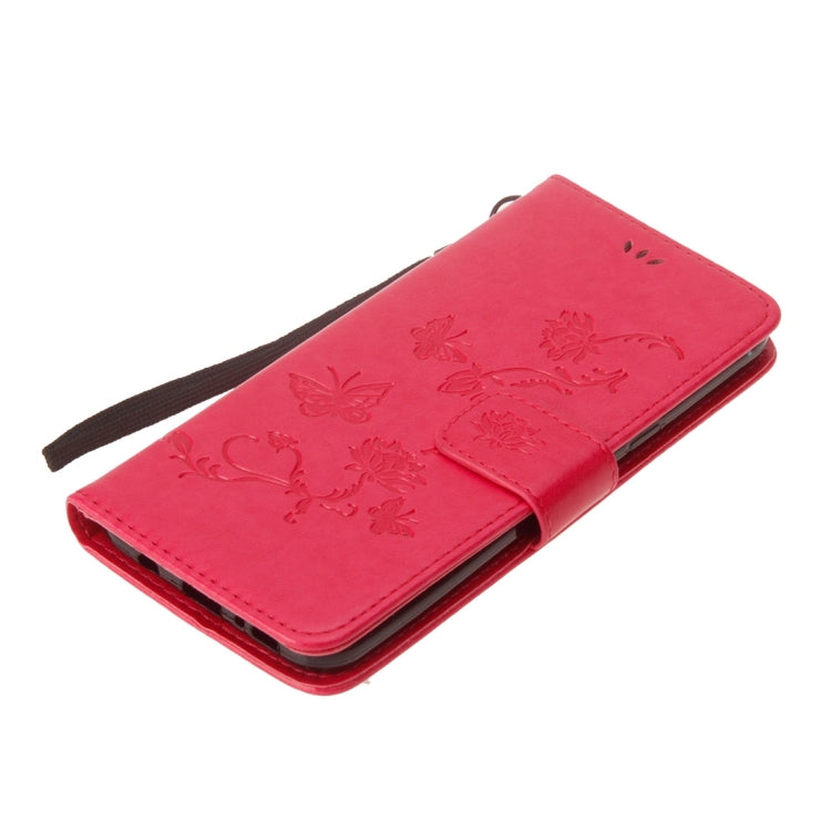 For Galaxy Note 8 Lotus Butterfly Pattern Horizontal Flip Leather Case with Holder & Card Slots & Wallet & Lanyard