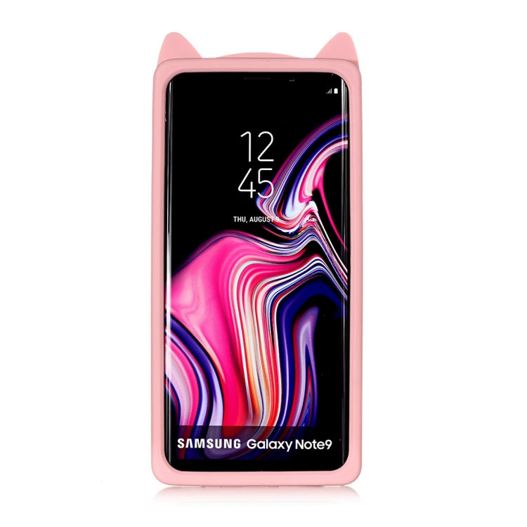 Cat Whiskers Pattern Silicone Protective Case for Samsung Galaxy Note9