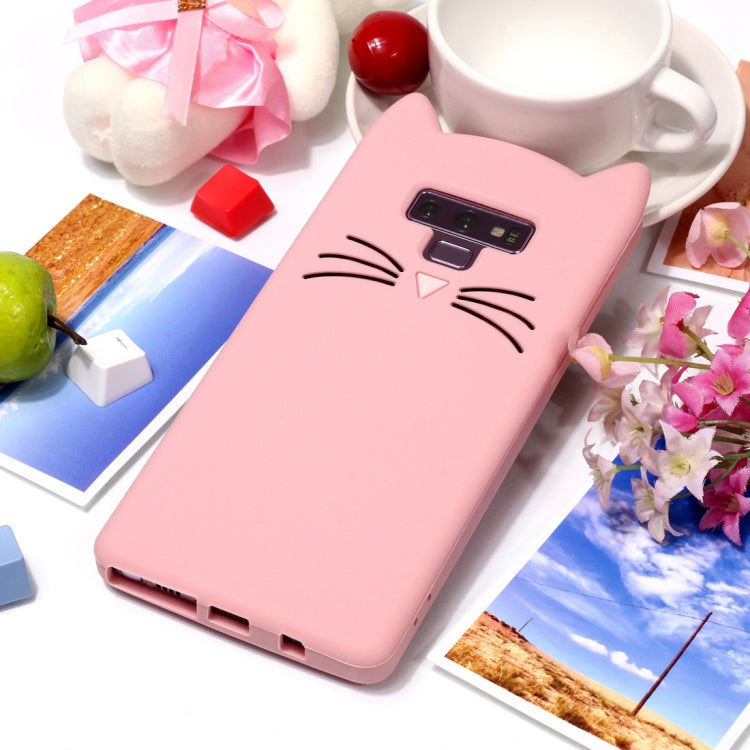 Cat Whiskers Pattern Silicone Protective Case for Samsung Galaxy Note9