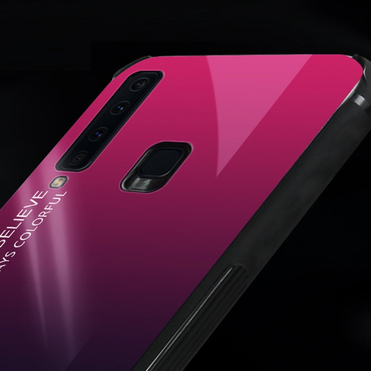Gradient Color Glass Case for Galaxy A9 (2018) / A9s