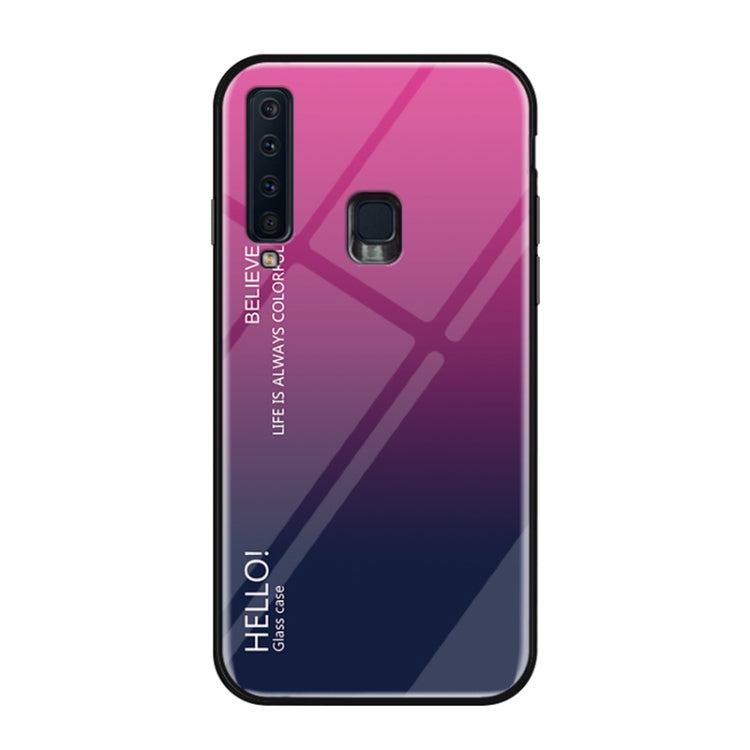 Gradient Color Glass Case for Galaxy A9 (2018) / A9s
