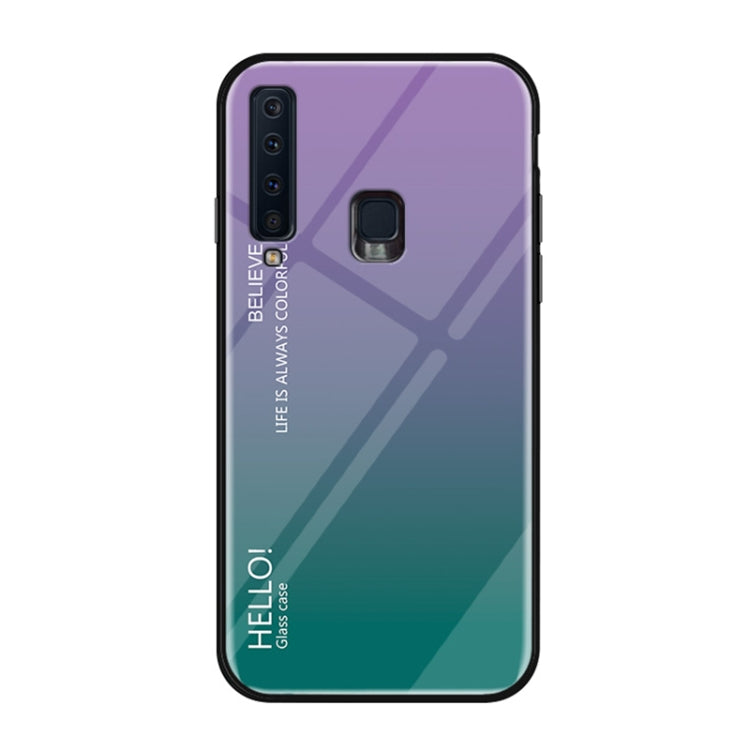 Gradient Color Glass Case for Galaxy A9 (2018) / A9s
