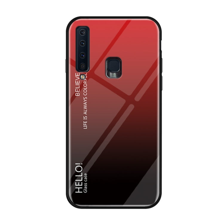 Gradient Color Glass Case for Galaxy A9 (2018) / A9s