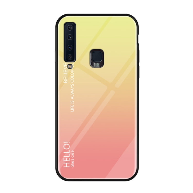 Gradient Color Glass Case for Galaxy A9 (2018) / A9s