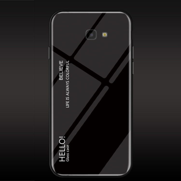 Gradient Color Glass Case for Galaxy J4+