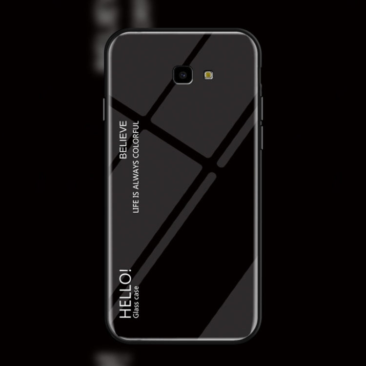 Gradient Color Glass Case for Galaxy J4+