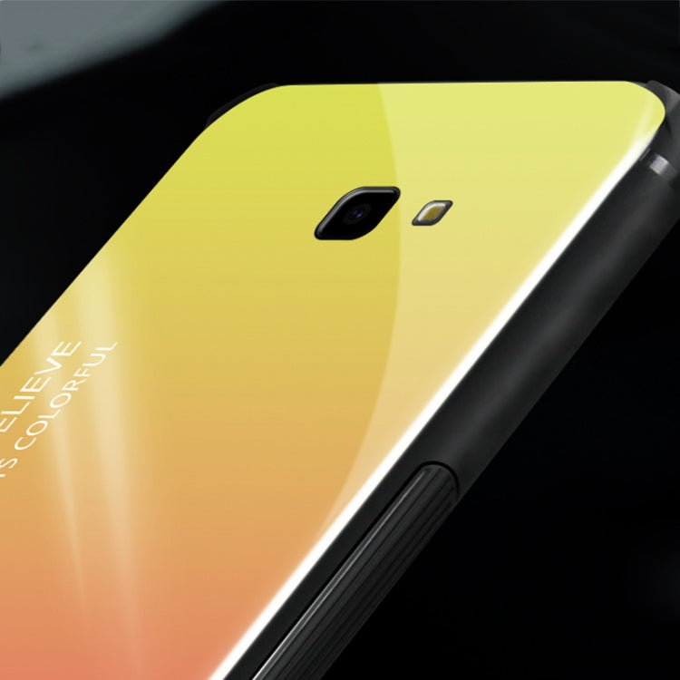 Gradient Color Glass Case for Galaxy J4+