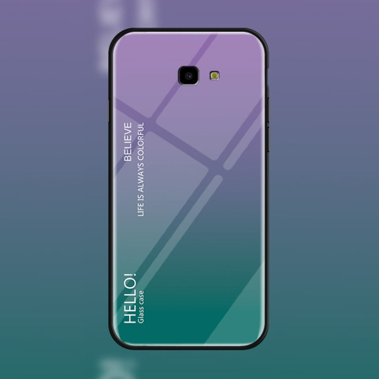 Gradient Color Glass Case for Galaxy J4+