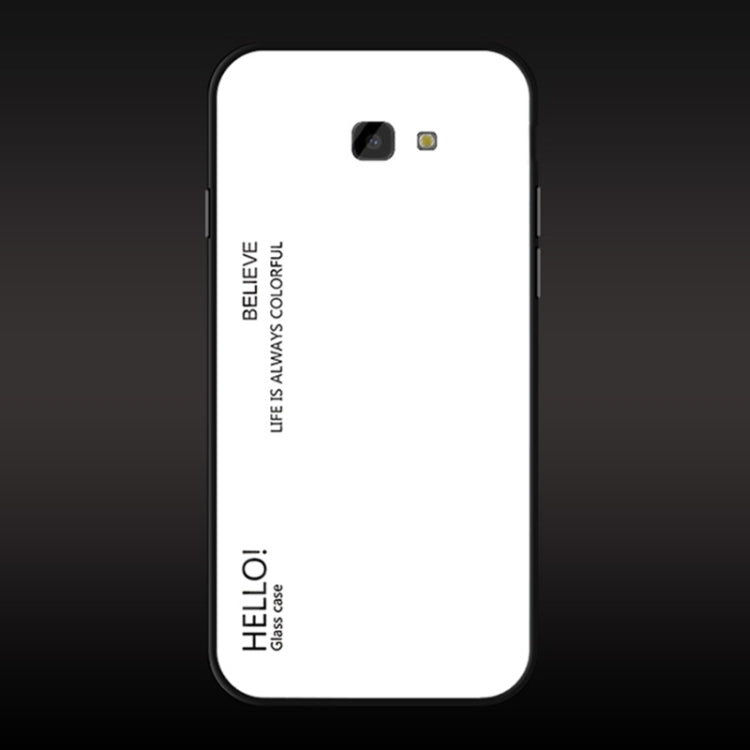Gradient Color Glass Case for Galaxy J4+