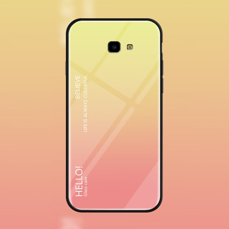 Gradient Color Glass Case for Galaxy J4+