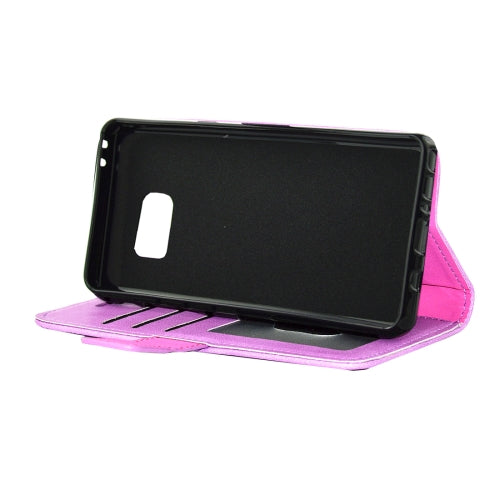 For Galaxy Note 7 / N930 Pressed Flower Butterfly Carriage Pattern Diamond Encrusted Horizontal Flip Leather Case with Holder & Card Slots & Wallet & Photo Frame & Lanyard