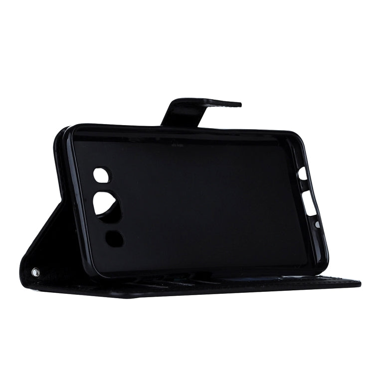For Galaxy J5 (2016) / J510 Crazy Horse Texture Horizontal Flip Leather Case with Magnetic Buckle & Holder & Card Slots & Wallet & Photo Frame