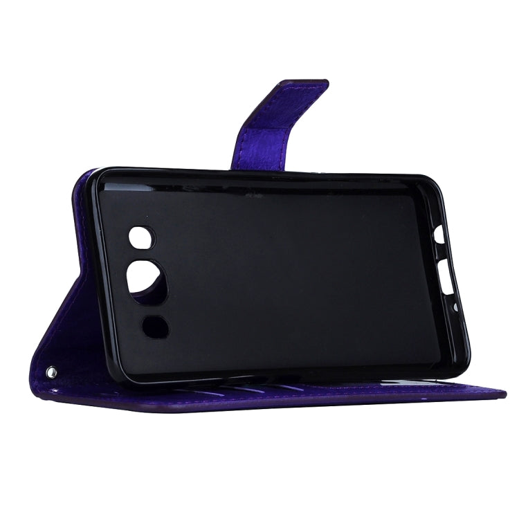 For Galaxy J5 (2016) / J510 Crazy Horse Texture Horizontal Flip Leather Case with Magnetic Buckle & Holder & Card Slots & Wallet & Photo Frame