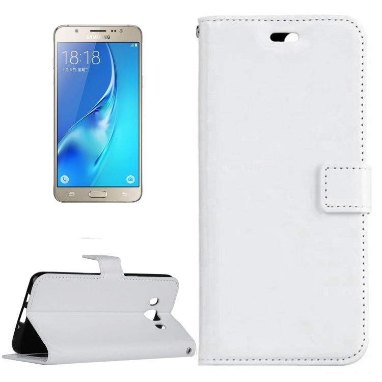 For Galaxy J5 (2016) / J510 Crazy Horse Texture Horizontal Flip Leather Case with Magnetic Buckle & Holder & Card Slots & Wallet & Photo Frame