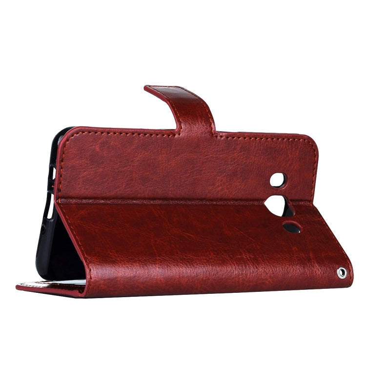 For Galaxy J5 (2016) / J510 Crazy Horse Texture Horizontal Flip Leather Case with Magnetic Buckle & Holder & Card Slots & Wallet & Photo Frame