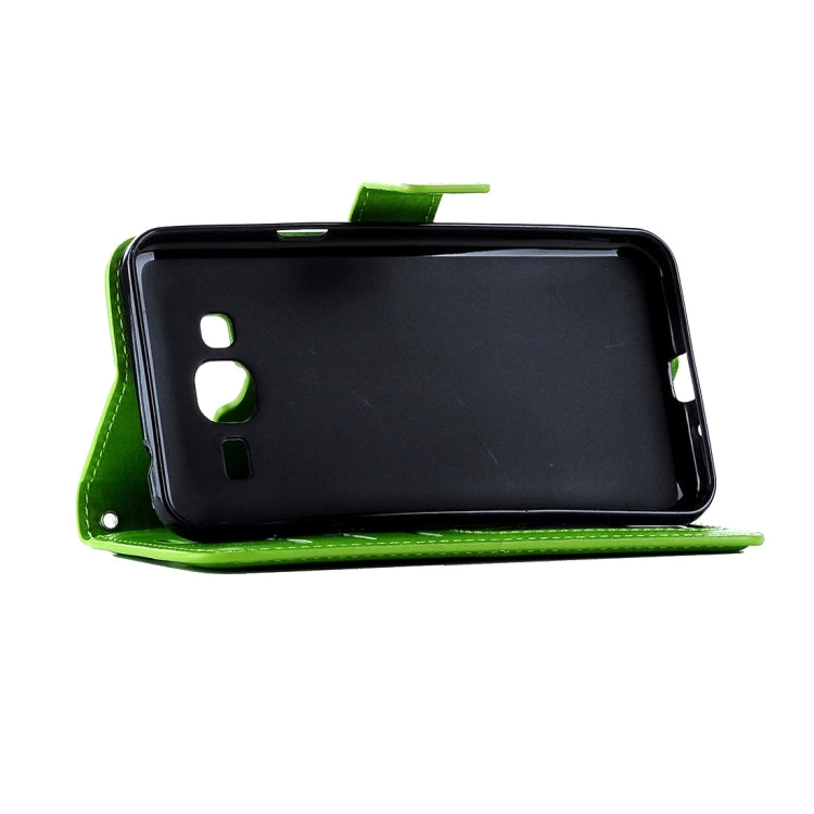 For Galaxy J3 (2016) / J310 Crazy Horse Texture Horizontal Flip Leather Case with Magnetic Buckle & Holder & Card Slots & Wallet & Photo Frame