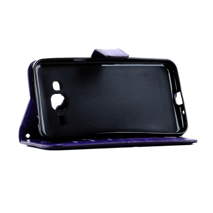 For Galaxy J3 (2016) / J310 Crazy Horse Texture Horizontal Flip Leather Case with Magnetic Buckle & Holder & Card Slots & Wallet & Photo Frame