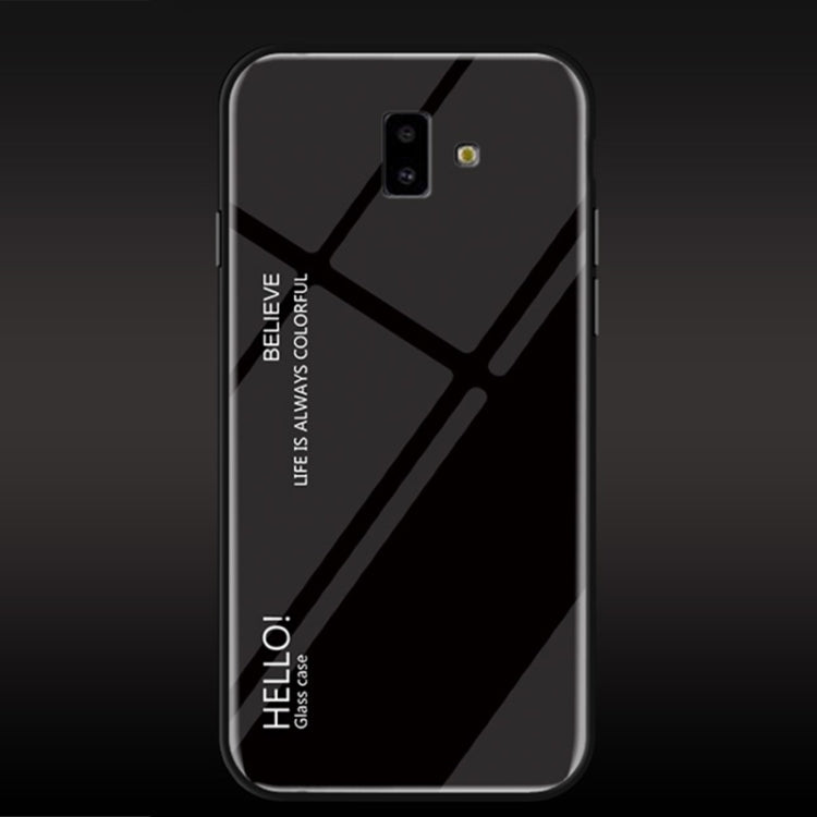 Gradient Color Glass Case for Galaxy J6+