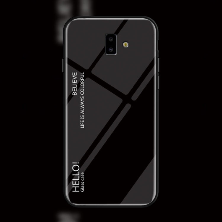 Gradient Color Glass Case for Galaxy J6+