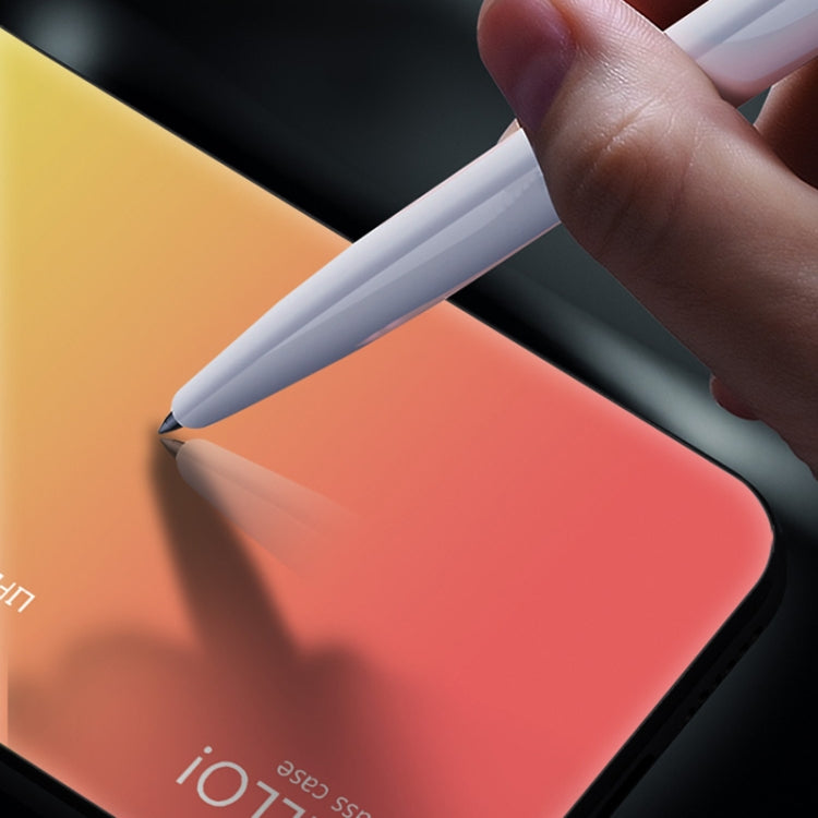 Gradient Color Glass Case for Galaxy J6+