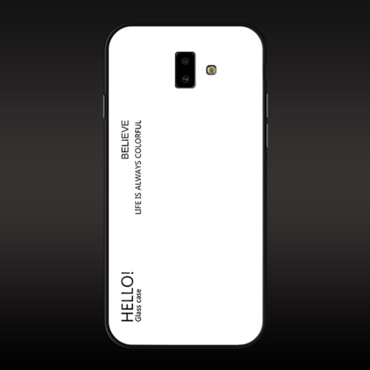Gradient Color Glass Case for Galaxy J6+