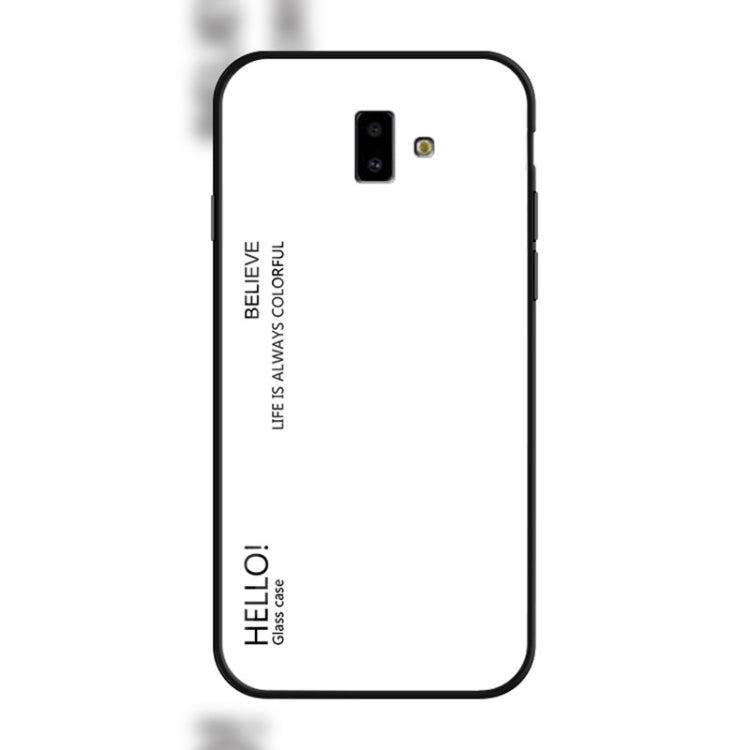 Gradient Color Glass Case for Galaxy J6+