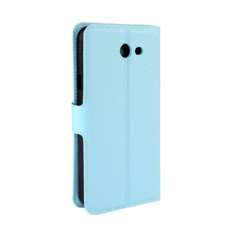 For Galaxy J7 (2017) / J727 (US Version) Litchi Texture Horizontal Flip Leather Case with Magnetic Buckle & Holder & Card Slots & Wallet