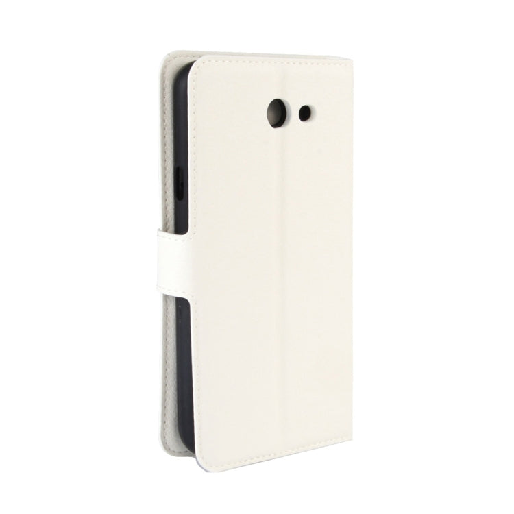For Galaxy J7 (2017) / J727 (US Version) Litchi Texture Horizontal Flip Leather Case with Magnetic Buckle & Holder & Card Slots & Wallet