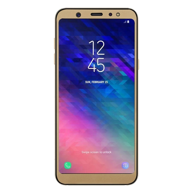 0.26mm 9H 2.5D Tempered Glass Film for Galaxy A6+ (2018)(Gold)