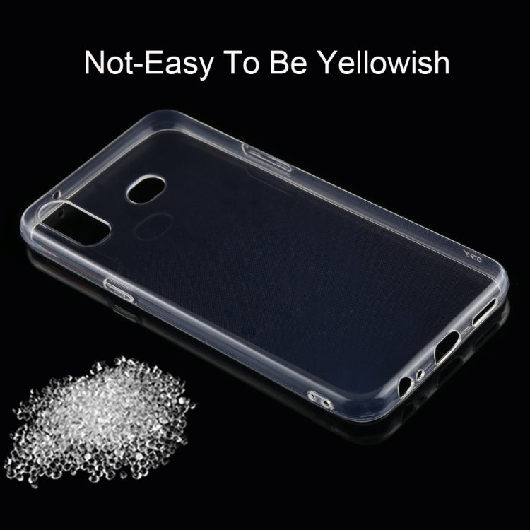 0.75mm Ultrathin Transparent TPU Soft Protective Case for Samsung Galaxy A6S