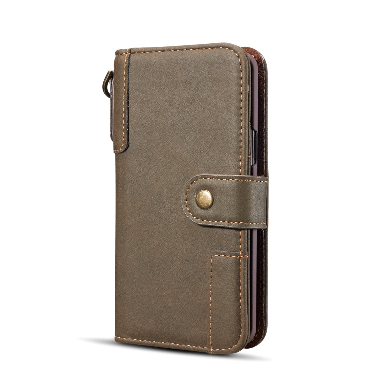 Cowhide Texture  Horizontal Flip Leather Case for Galaxy S9 Plus, with Holder & Card Slots & Wallet & Sling