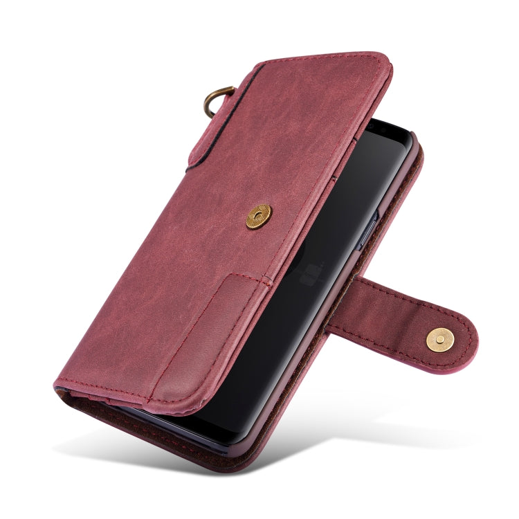 Cowhide Texture  Horizontal Flip Leather Case for Galaxy S9 Plus, with Holder & Card Slots & Wallet & Sling