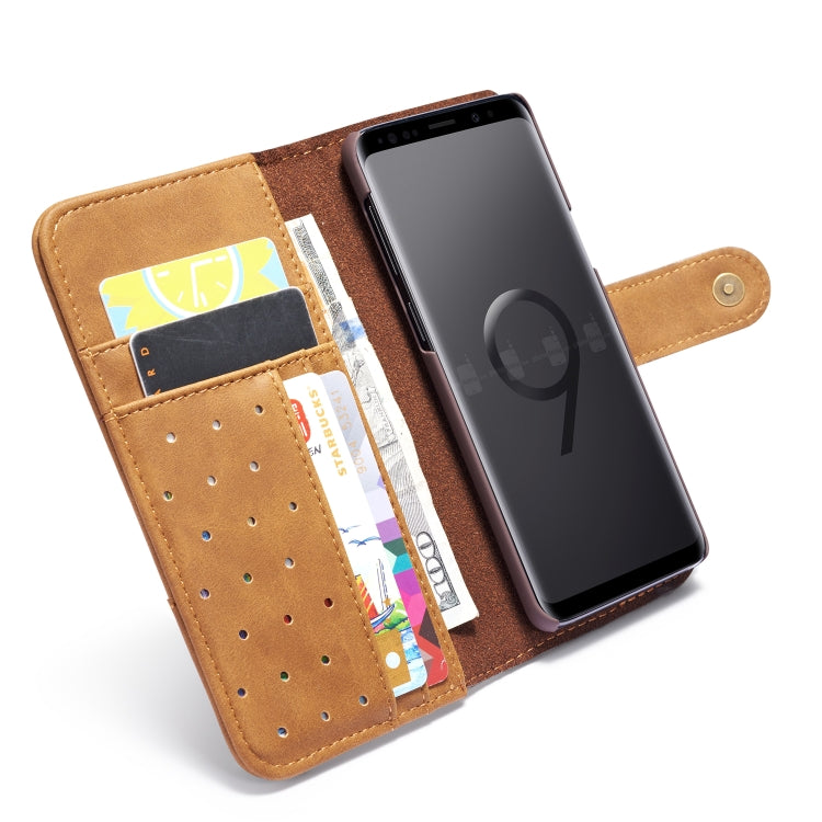 Cowhide Texture  Horizontal Flip Leather Case for Galaxy S9 Plus, with Holder & Card Slots & Wallet & Sling
