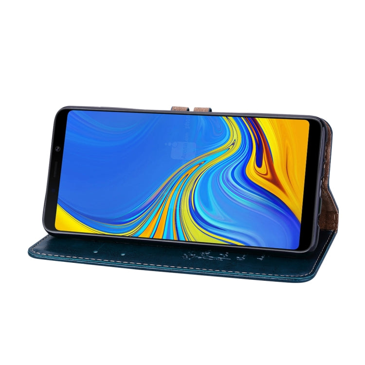Business Style Oil Wax Texture Horizontal Flip Leather Case for Samsung Galaxy A9 (2018) / A9s, with Holder & Card Slots & Wallet c