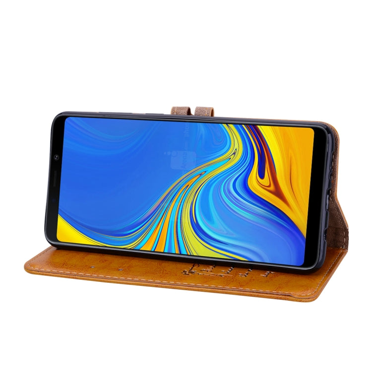 Business Style Oil Wax Texture Horizontal Flip Leather Case for Samsung Galaxy A9 (2018) / A9s, with Holder & Card Slots & Wallet c