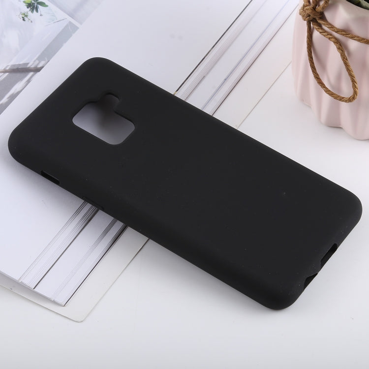 Solid Color Liquid Silicone Shockproof Soft Case for Galaxy A8