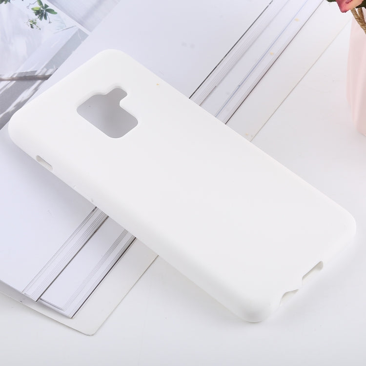 Solid Color Liquid Silicone Shockproof Soft Case for Galaxy A8