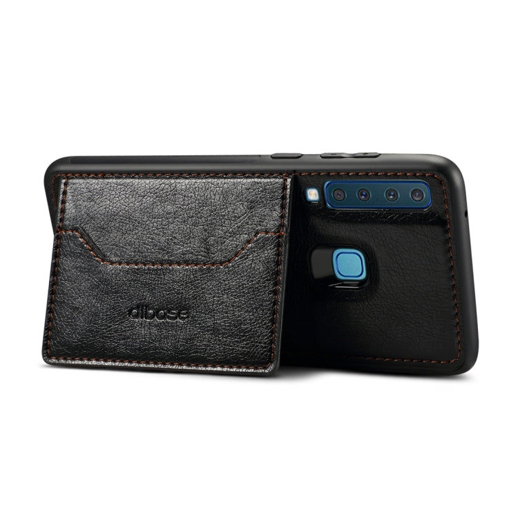 Dibase TPU + PC + PU Crazy Horse Texture Protective Case for Samsung Galaxy A9 (2018) / A9s, with Holder & Card Slots