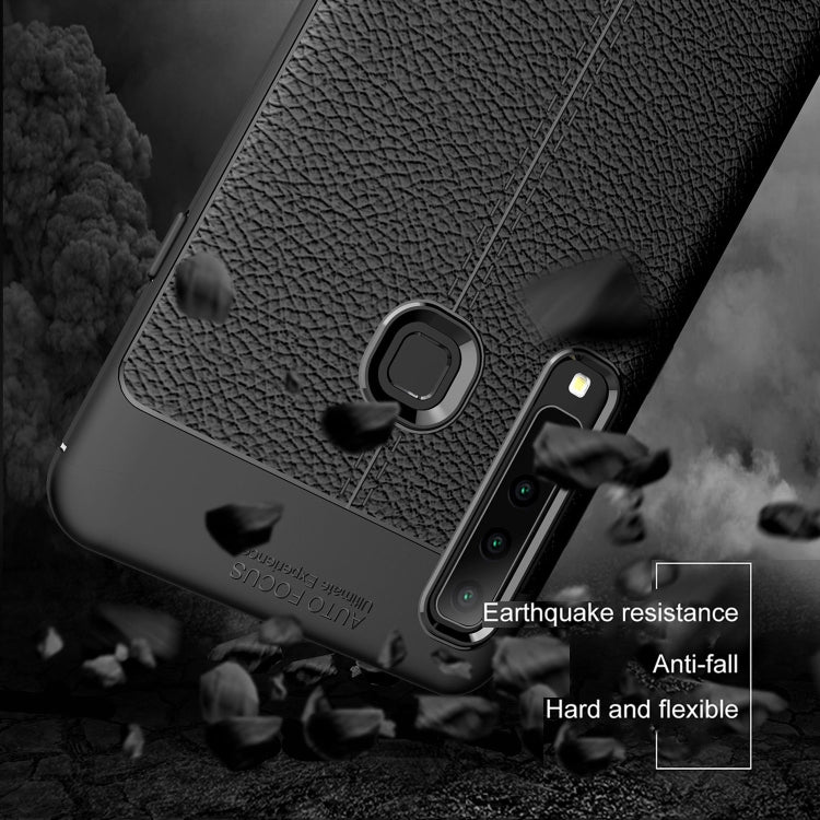 Litchi Texture TPU Shockproof Case for Galaxy A9 (2018) / A9s
