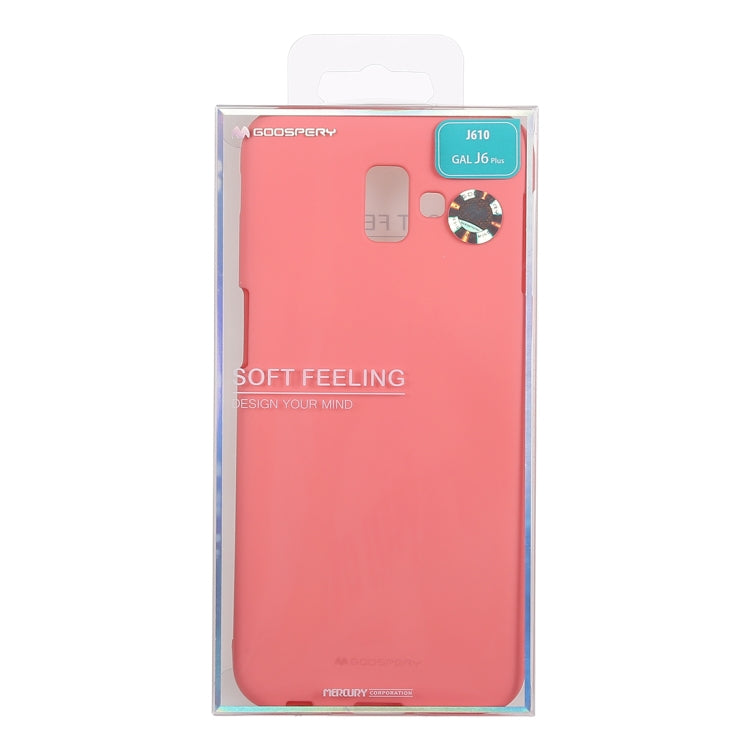 GOOSPERY SOFT FEELING Solid Color Dropproof TPU Protective Case for Samsung Galaxy J6 (2018)