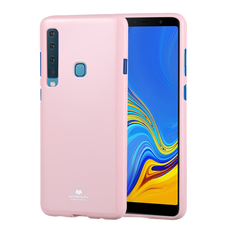 GOOSPERY JELLY CASE TPU Glitter Powder Drop-proof Protective Back Cover Case for Galaxy A9 (2018) / A9s